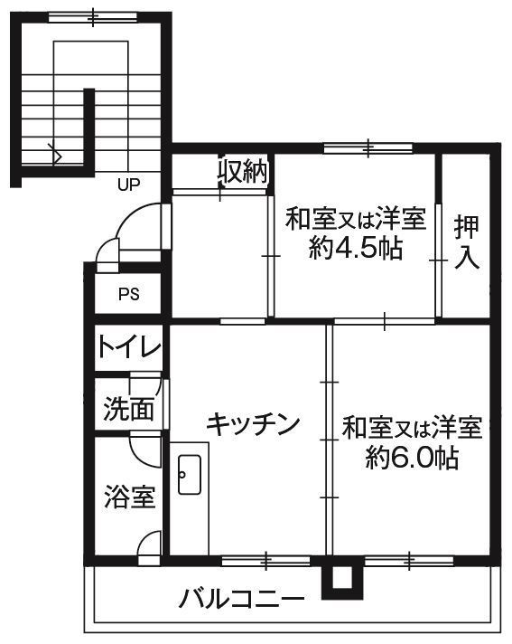 物件の間取り図