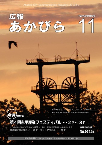 平成25年11月号の表紙画像