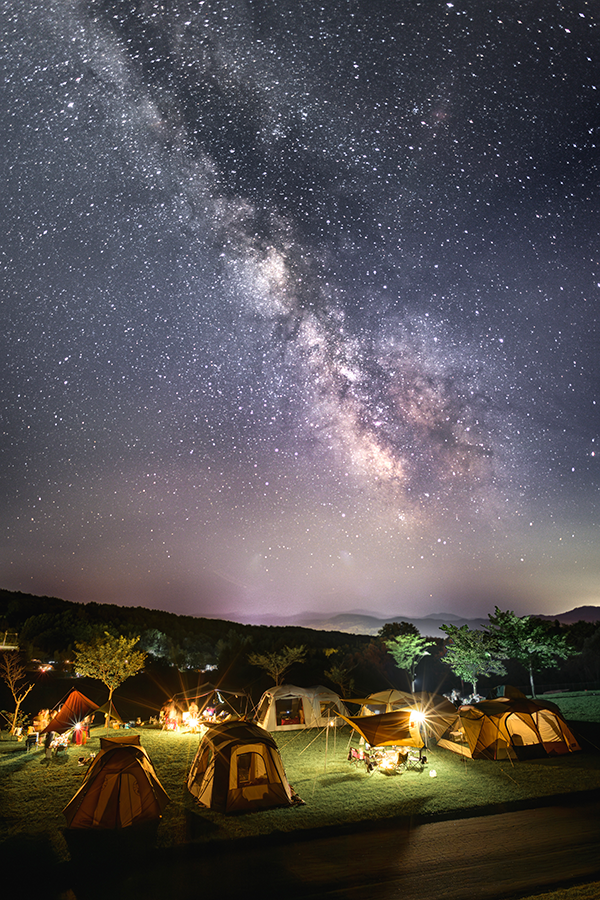 写真：「星ふるキャンプ場」