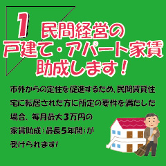 民間賃貸住宅家賃助成